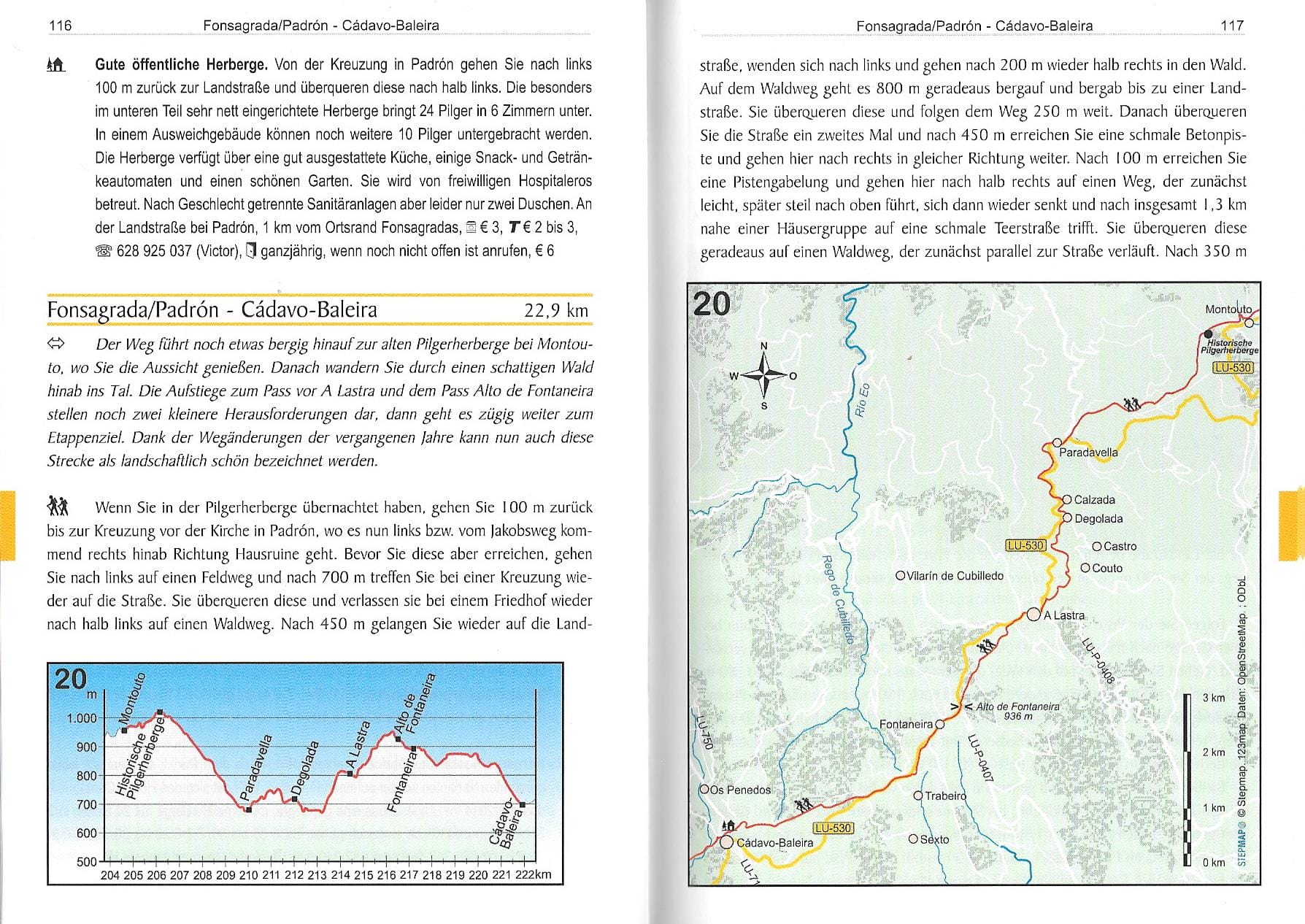 Nordspanien: Jakobsweg - Camino Primitivo - binnenbladzijden