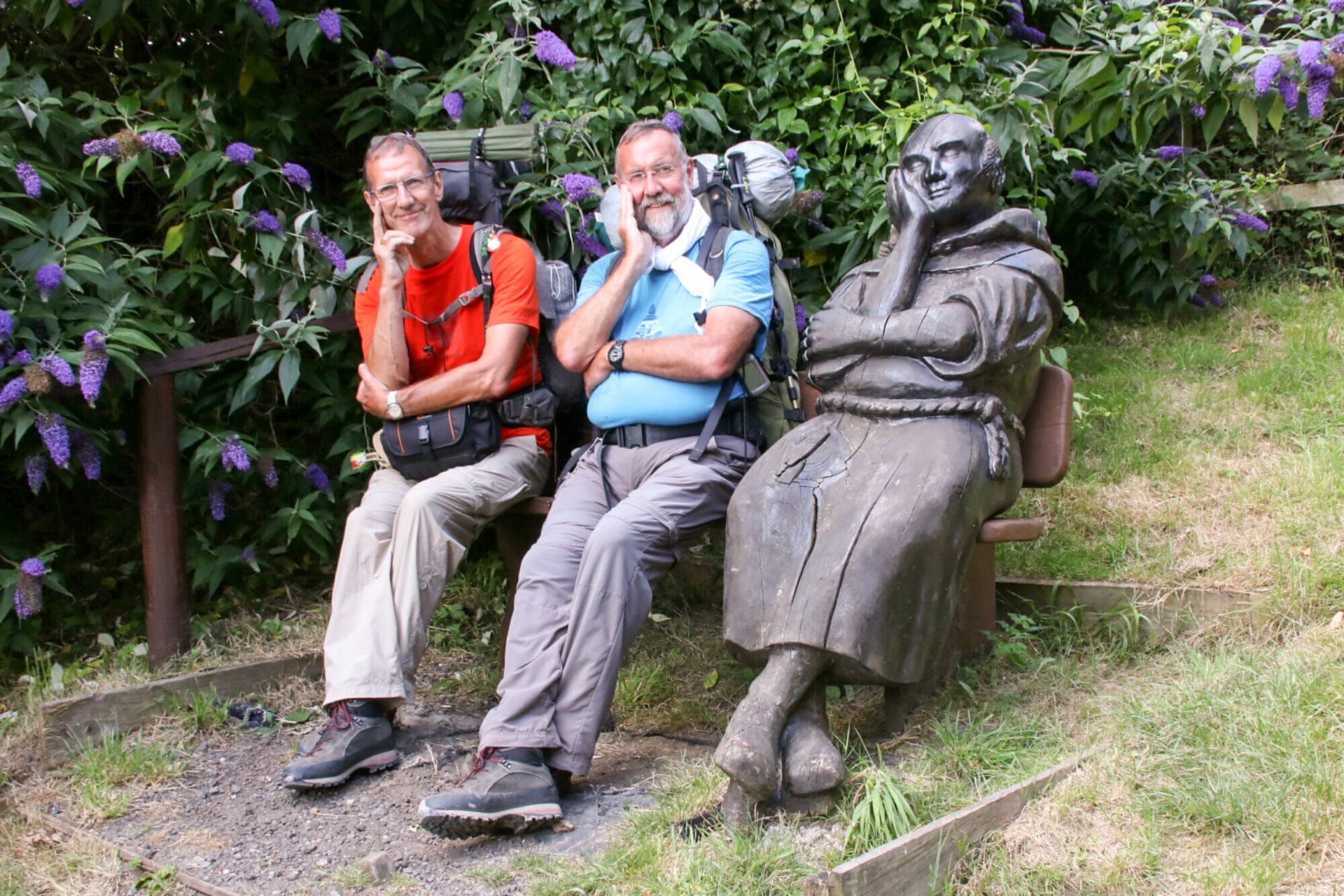 De pelgrimsbroers Patrick en Joan