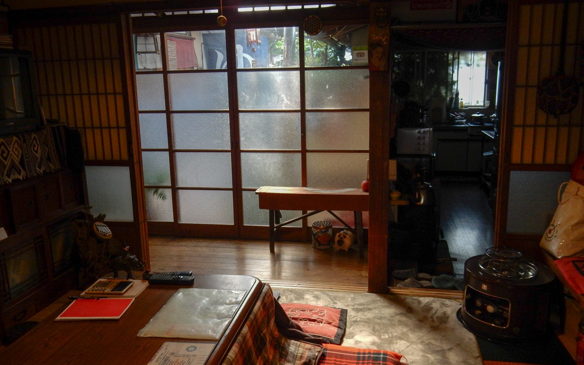 Interieur van een minshuku