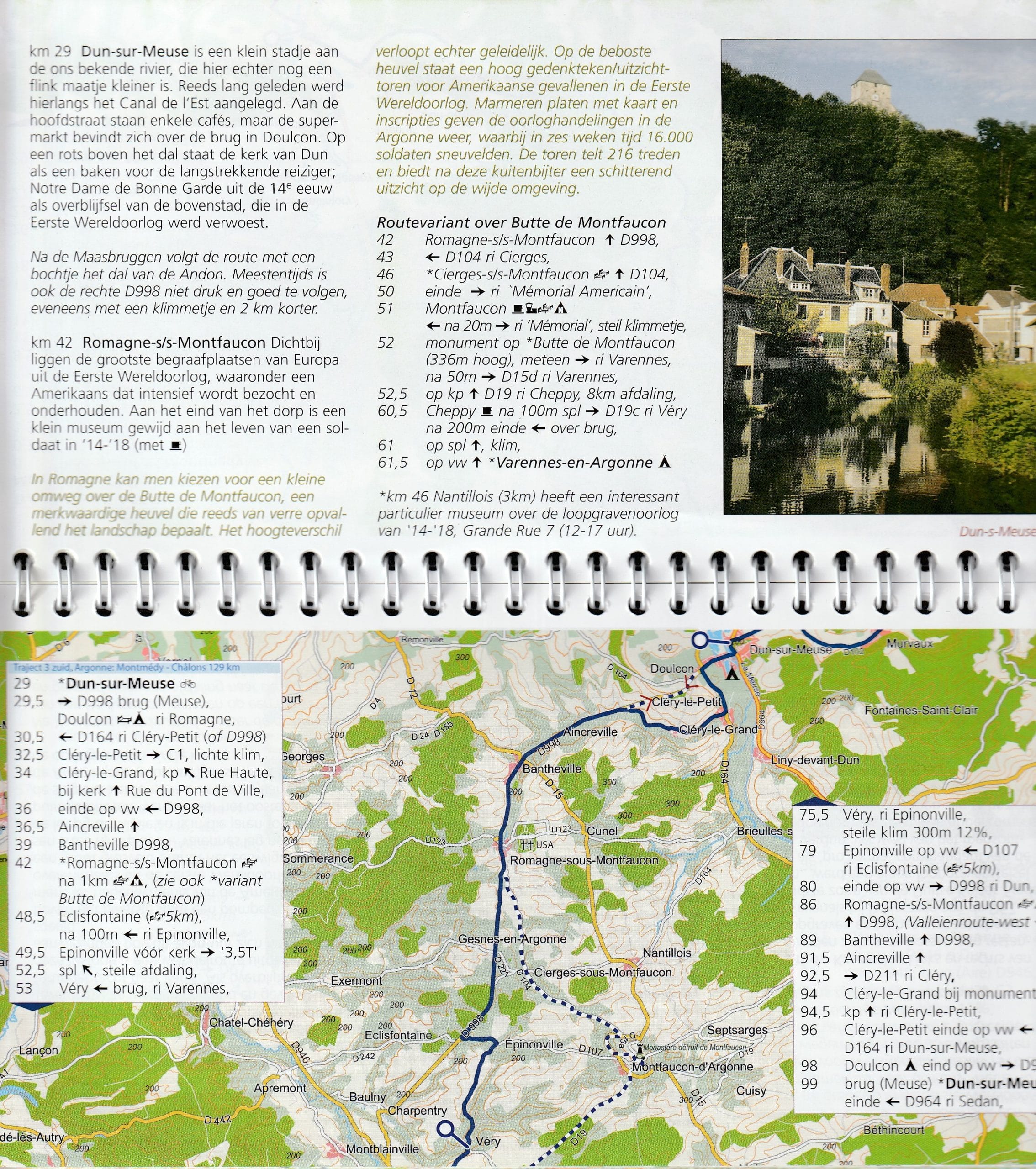 Fietsroute: Langs oude wegen en pelgrimssteden - Deel 1: Maastricht/Aken – Nevers (Loire) - binnenbladzijden