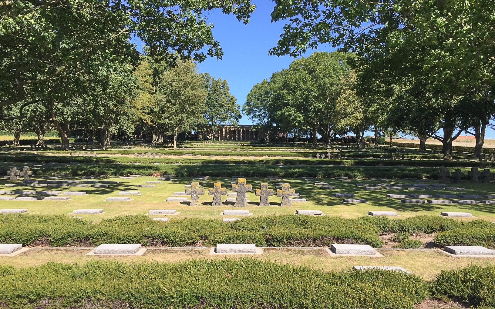 De Duitse Militaire Begraafplaats in Hooglede