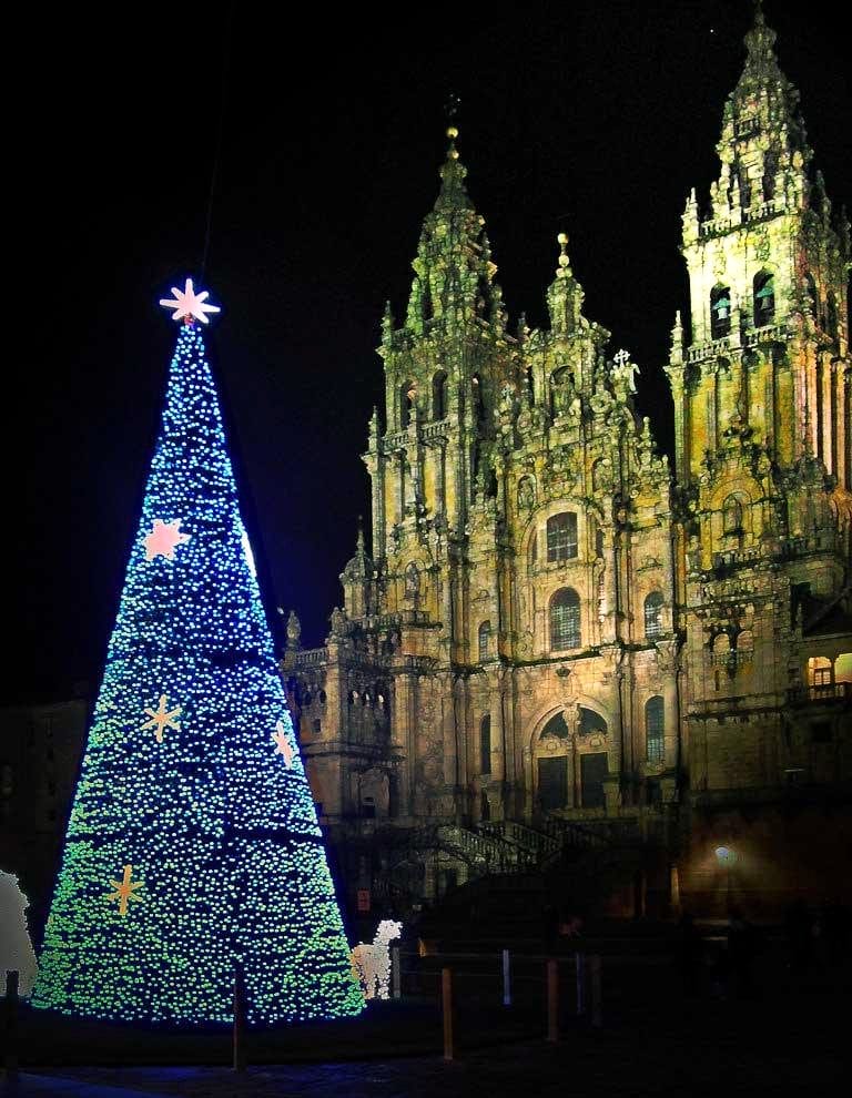 Kerstmis in Santiago de Compostela
