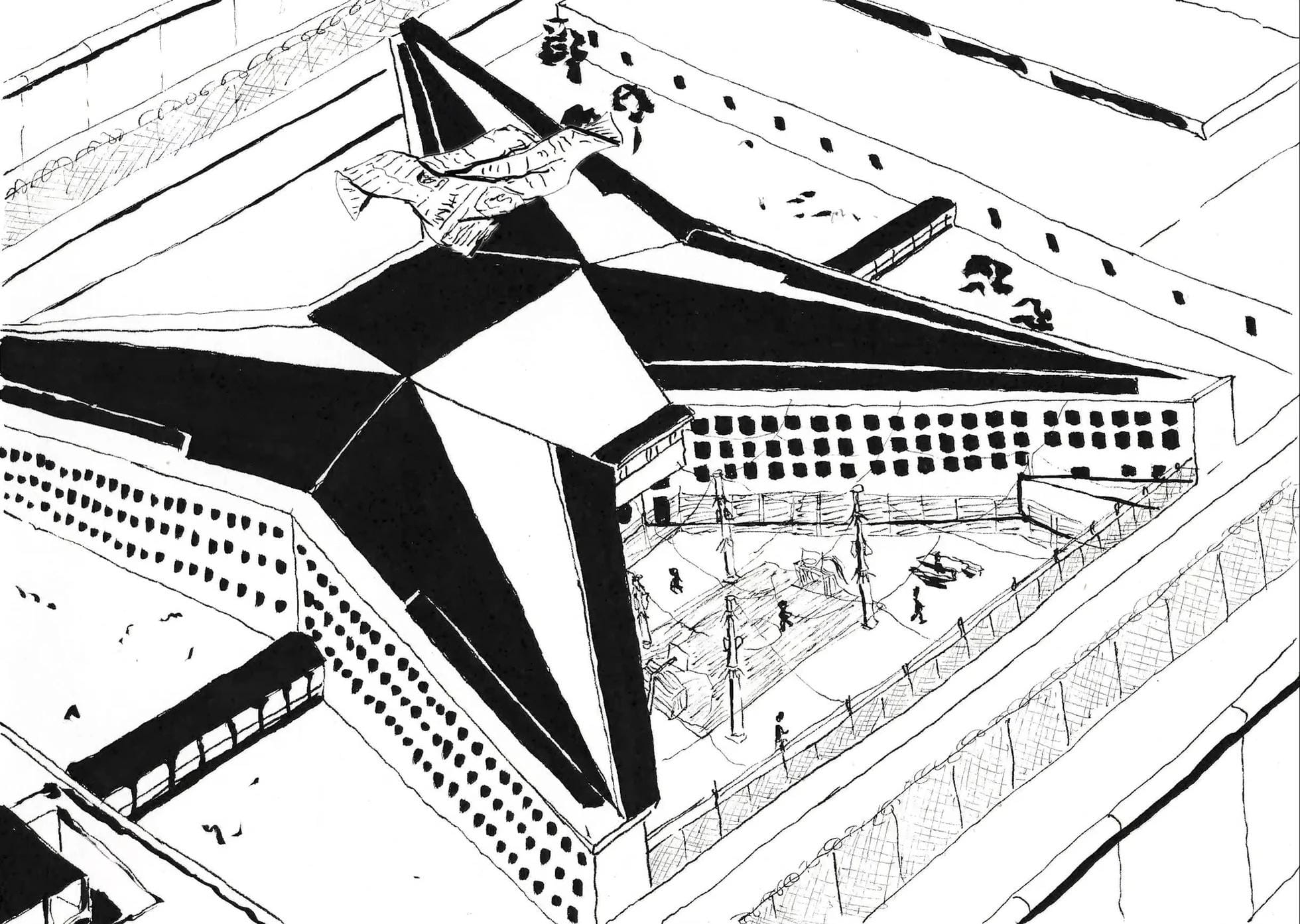 Impressie van een gevangenis