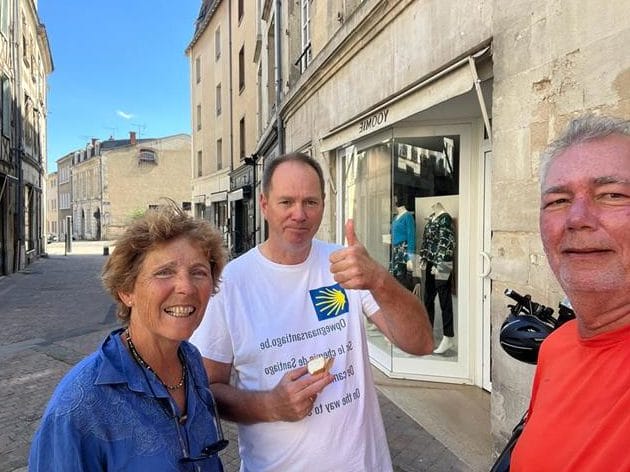 Ronny Heiremans (midden) samen met Heleen en Ewoud