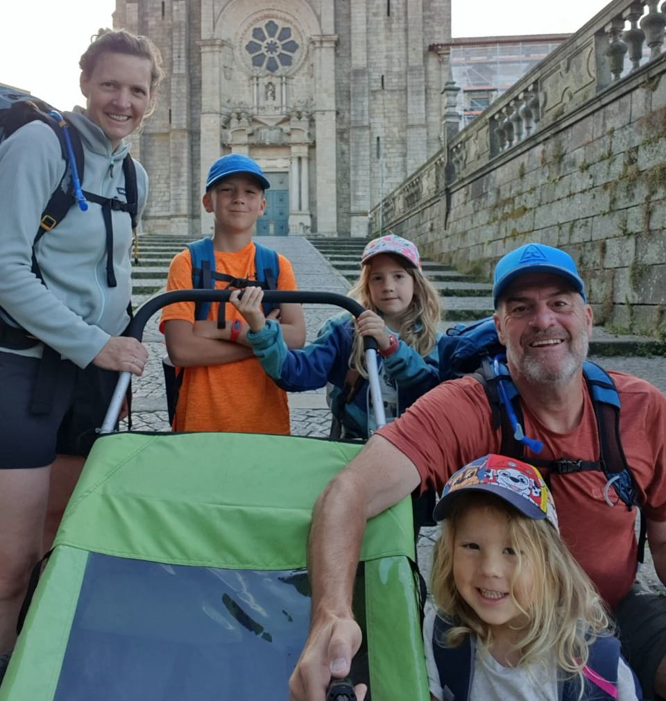 Robert Berns met gezin