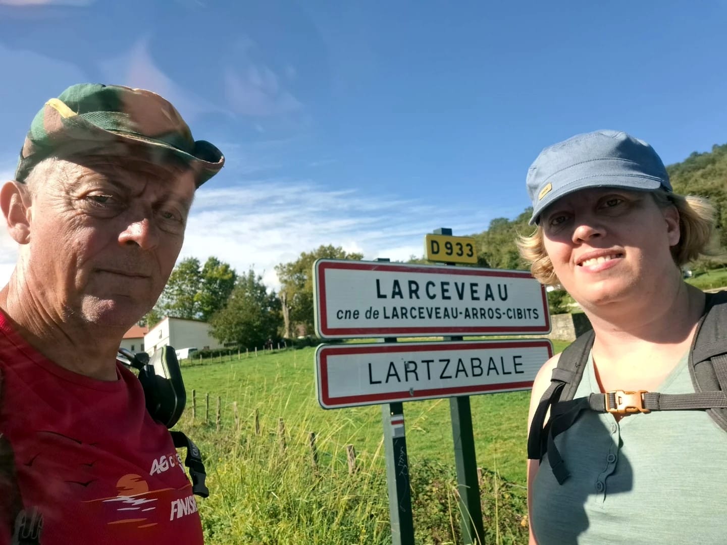 Clair en Marc op de Voie Nive Bidassoa