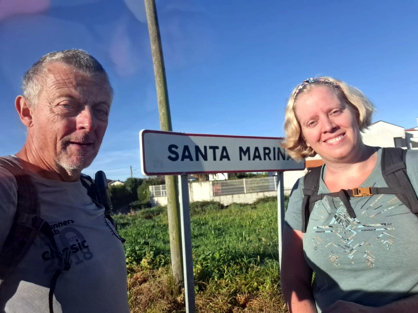 Clair en Marc op de Camino del Norte