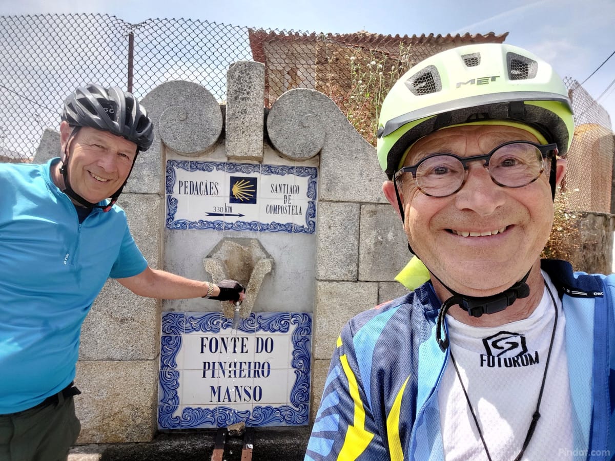 Luc Demeulenaere (rechts) met zijn vriend Marc (links)