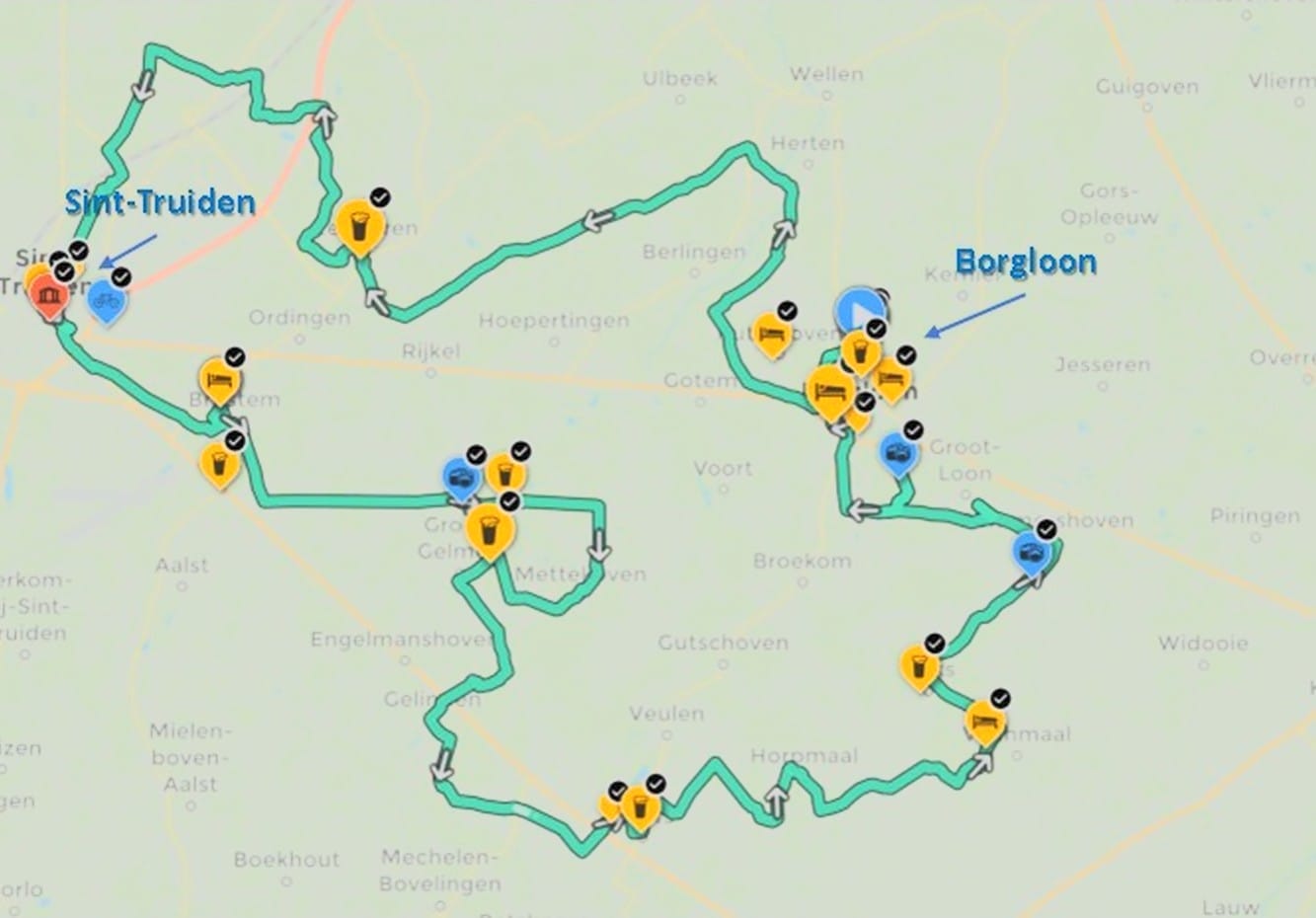 Fietstocht 'Pittig Haspengouw'